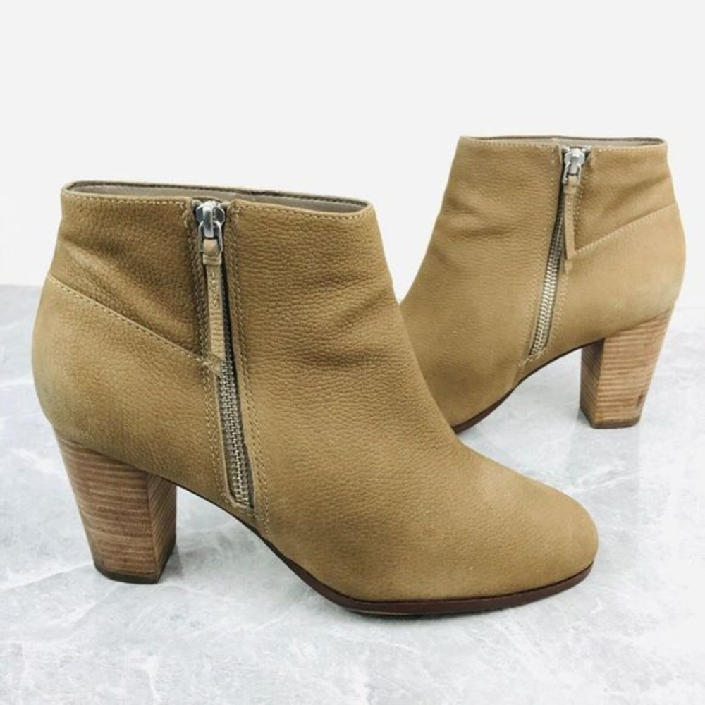 Cole Haan Grand OS Davenport Bootie II Womens Size 10 Ankle Booties Brown Nubuck